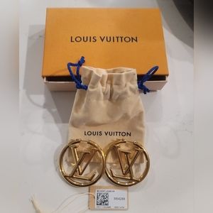 100% Authentic Louise Hoop GM Earrings